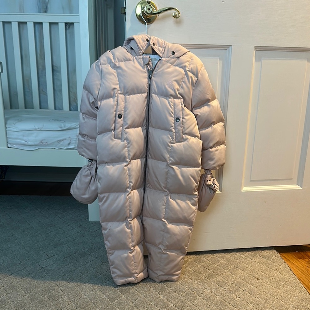 Burberry Kids Puffer Snowsuit - Light Pink